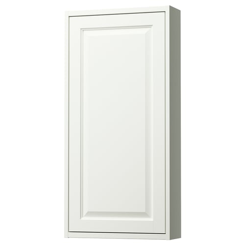 TÄNNFORSEN Armoire murale avec porte, blanc, 18x6x37 "