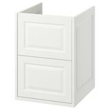 TÄNNFORSEN Meuble-lavabo à tiroirs, blanc, 18x21x25 1/8 "