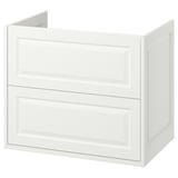 TÄNNFORSEN Meuble-lavabo à tiroirs, blanc, 30x21x25 1/8 "