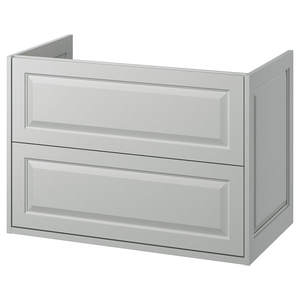 TÄNNFORSEN Meuble-lavabo à tiroirs, gris clair, 36x21x25 1/8 "