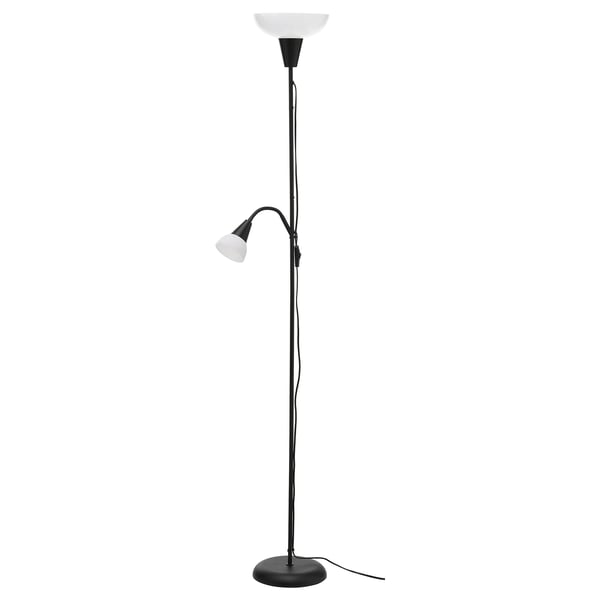 TÅGARP Lampadaire/liseuse, noir/blanc