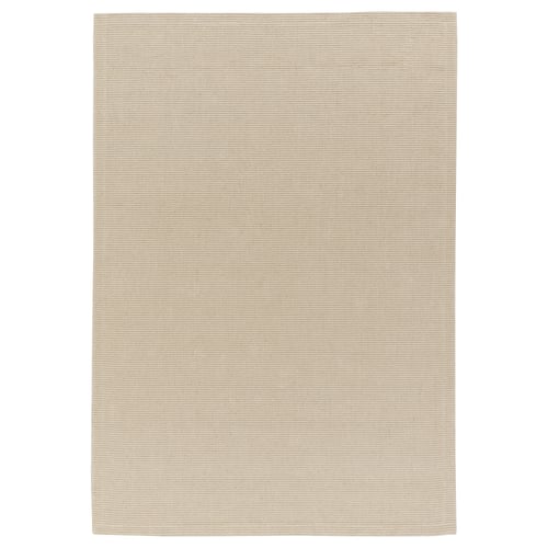 TELEMAST Tapis tissé plat, blanc, 5 ' 3 "x7 ' 7 "