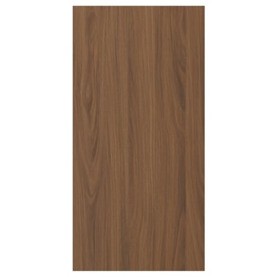 TISTORP Porte, brun effet noyer, 15x30 "