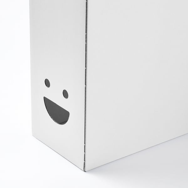 TJABBA Range-revues, blanc