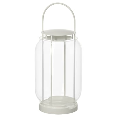 TOFSAND Lanterne bougie bloc, int/ext, blanc, 17 ¼ "