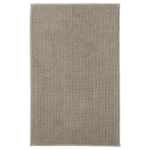 TOFTBO Tapis de bain, beige, 20x31 "