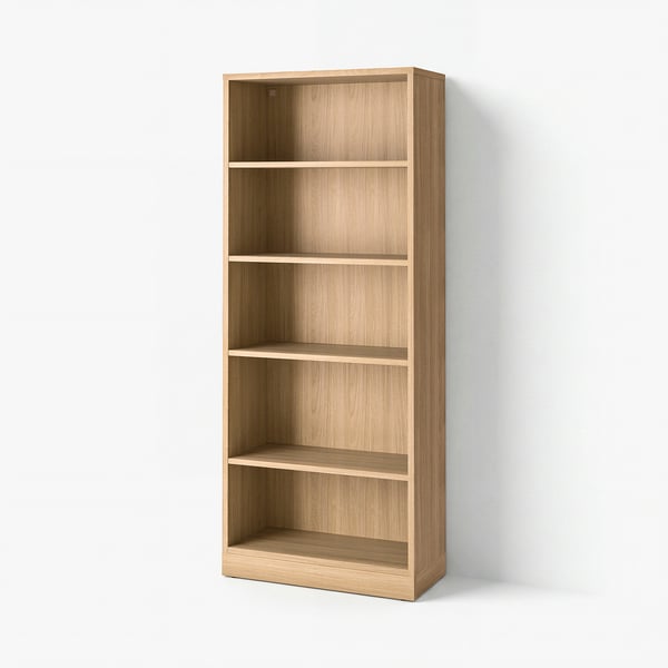 TONSTAD Bibliothèque, chêne plaqué, 32 1/8x14 5/8x78 7/8 "