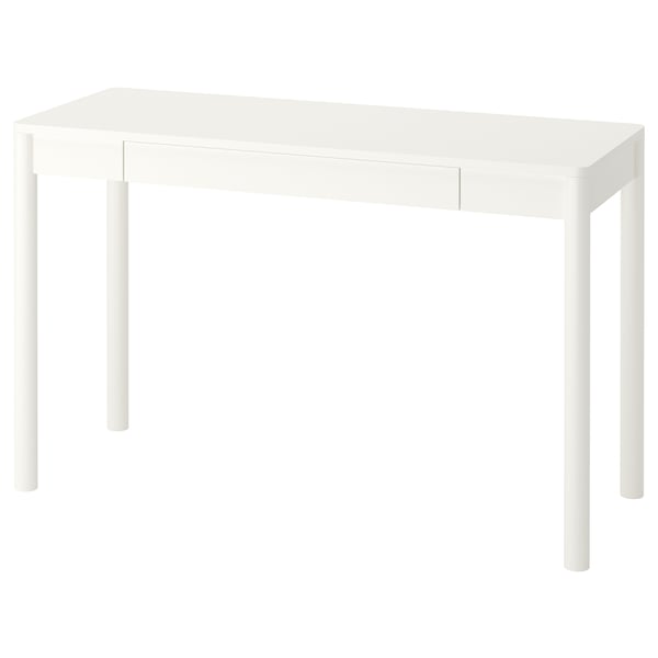 TONSTAD Bureau, blanc cassé, 47 1/4x18 1/2 "