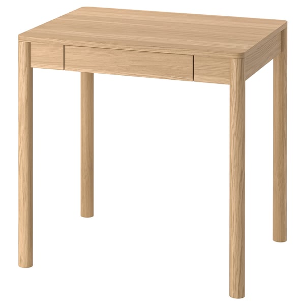 TONSTAD Bureau, chêne plaqué, 29 1/2x23 5/8 "