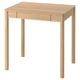 TONSTAD Bureau, chêne plaqué, 29 1/2x23 5/8 "