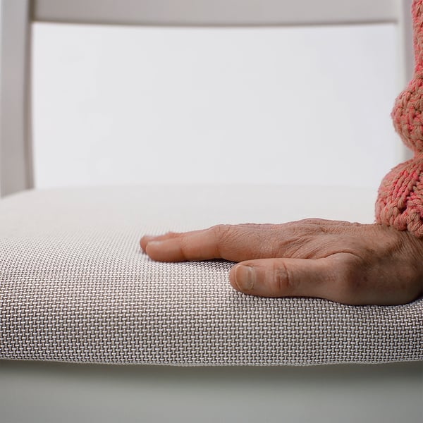 TONSTAD Chaise, blanc cassé/Fridtuna beige clair