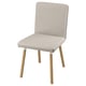 TONSTAD Chaise, Fridtuna beige clair/eff chêne