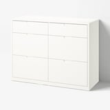 TONSTAD Commode à 6 tiroirs, blanc cassé, 47 1/4x18 1/2x35 7/8 "