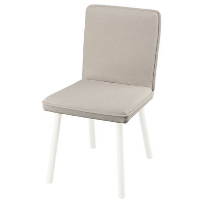 TONSTAD Housse chaise, Fridtuna beige clair