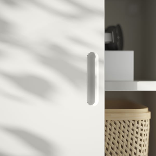 TONSTAD Meuble télé, blanc cassé, 69 5/8x14 5/8x22 "