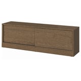 TONSTAD Meuble télé, brun chêne plaqué teinté, 70 1/4x14 5/8x21 5/8 "