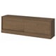 TONSTAD Meuble télé, brun chêne plaqué teinté, 70 1/4x14 5/8x21 5/8 "