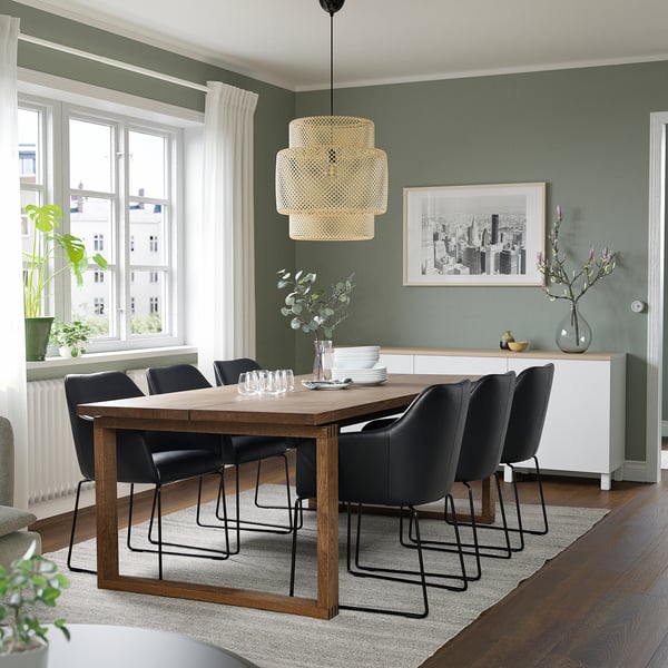 TOSSBERG Chaise, métal noir/Grann noir