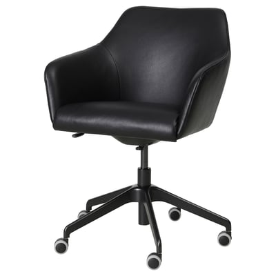 TOSSBERG / LÅNGFJÄLL Chaise conférence, Grann noir/noir