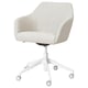 TOSSBERG / LÅNGFJÄLL Chaise conférence, Gunnared beige/blanc