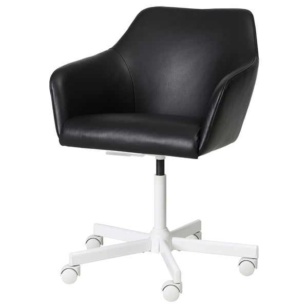 TOSSBERG / MALSKÄR Chaise pivotante, Grann noir/blanc