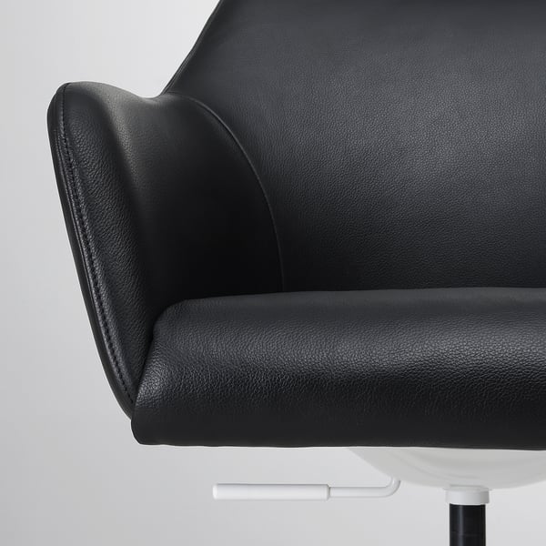 TOSSBERG / MALSKÄR Chaise pivotante, Grann noir/blanc