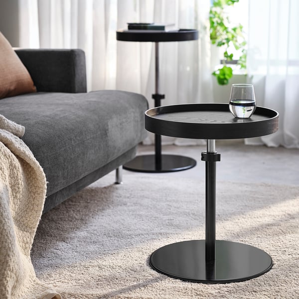 TRANERED Table d'appoint, noir