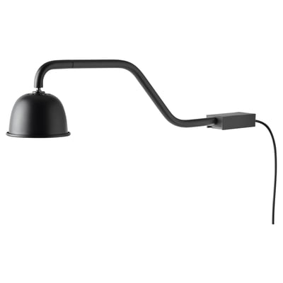 TVÄRDRAG Éclairage vitrine, noir/intensité lumineuse réglable