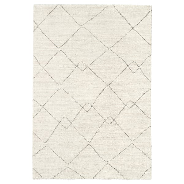 TVERSTED Tapis à poils ras, beige, 5 ' 7 "x7 ' 10 "
