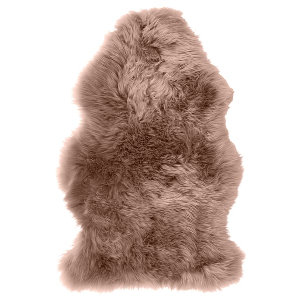 ULLERSLEV Peau de mouton, brun clair, 2 ' 4 "