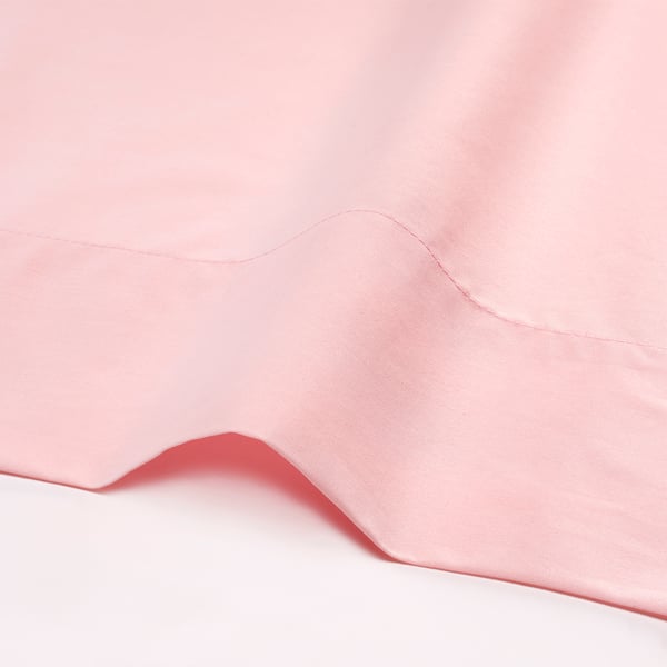 ULLVIDE Drap plat, rose clair, 2 places