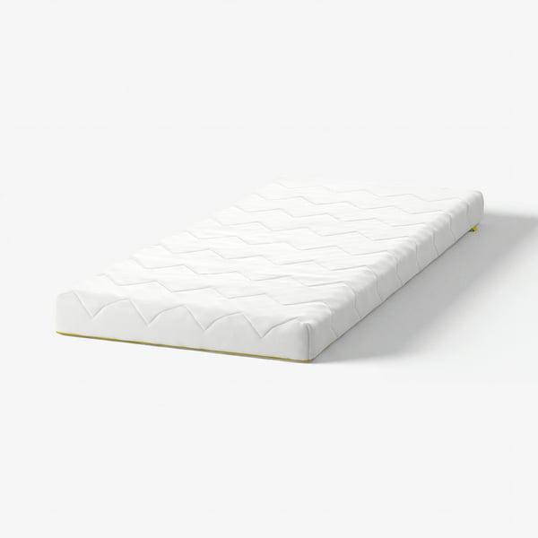 UNDERLIG Matelas mousse pour lit enfant, blanc, 27 1/2x63 "
