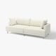 UPPÅKRA Canapé modulaire, Axvall blanc cassé