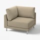 UPPÅKRA Module d'angle, Johanneshov brun-beige