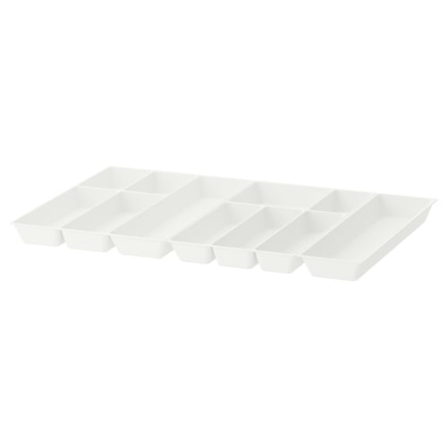 UPPDATERA 2 range-couverts/range-ustensiles, blanc, 32x19 1/2 "