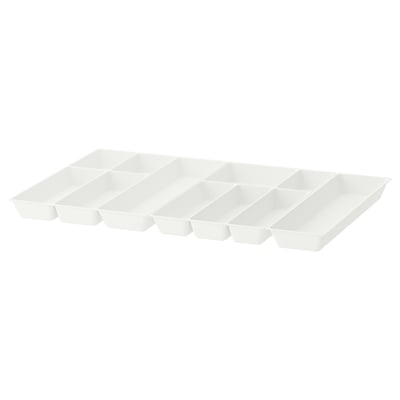UPPDATERA 2 range-couverts/range-ustensiles, blanc, 32x19 1/2 "