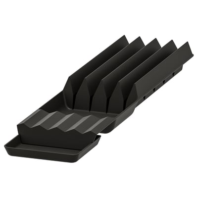 UPPDATERA Range-couteaux, anthracite, 4x20 "