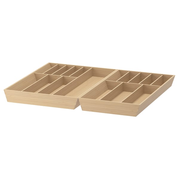UPPDATERA Range-couverts, 2 pièces, bambou, 26x19 1/2 "