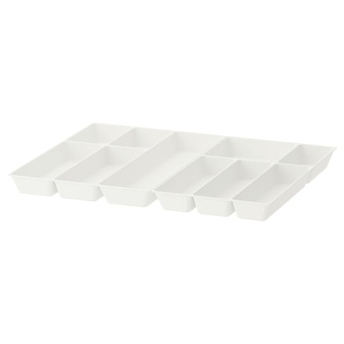 UPPDATERA Range-couverts, 2 pièces, blanc, 26x19 1/2 "