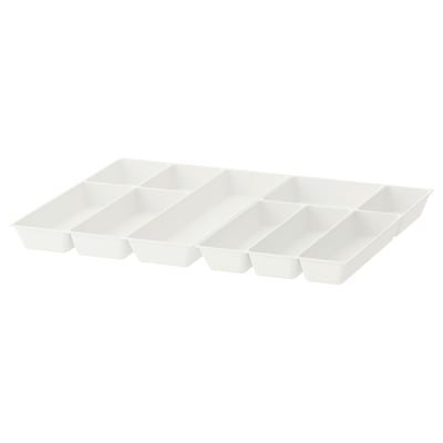 UPPDATERA Range-couverts, 2 pièces, blanc, 26x19 1/2 "