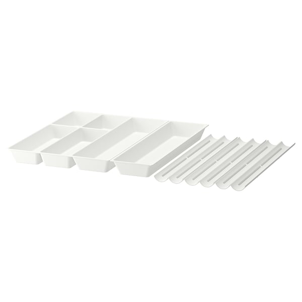 UPPDATERA Range-couverts+ustens/casier épices, blanc, 32x19 ½ "