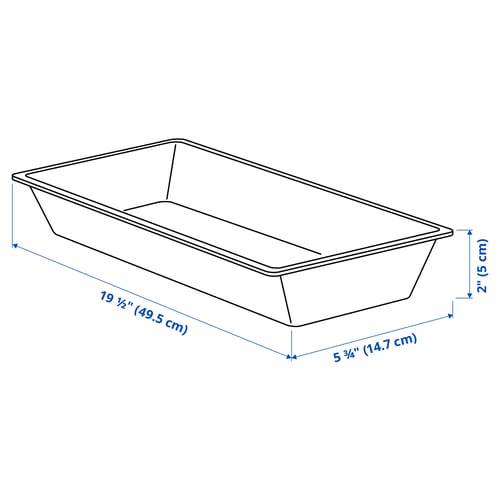 UPPDATERA Range-ustensiles, blanc, 6x19 ½ "