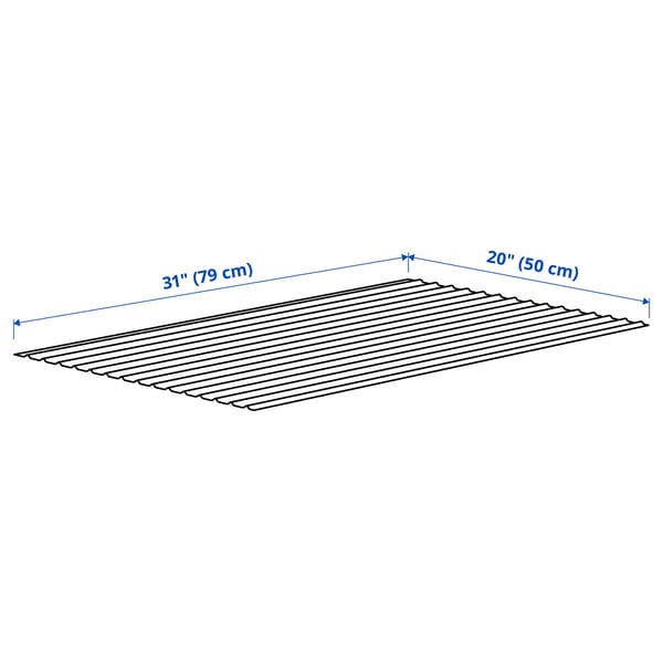 UPPDATERA Tapis de tiroir, gris, 20x31 "
