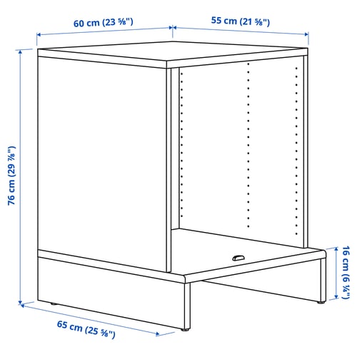UPPFÖRA Structure, blanc, 23 5/8x21 5/8x29 7/8 "
