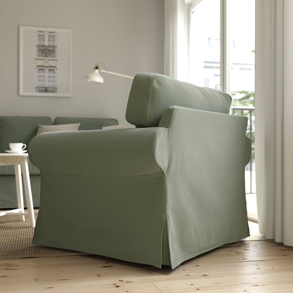 UPPLAND Fauteuil, Hakebo gris-vert