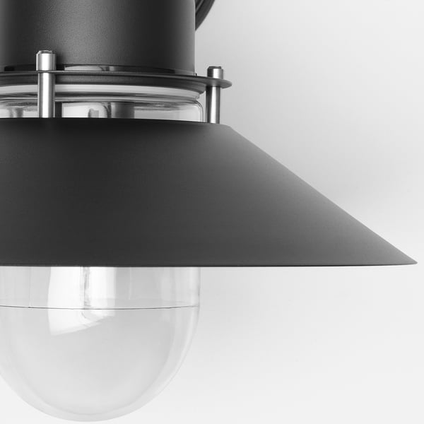 UPPLID Applique, extérieur noir, 11 "
