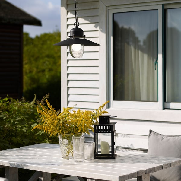 UPPLID Suspension, extérieur noir, 12 5/8 "