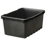 UPPSNOFSAD Boîte de rangement, noir, 9 ¾x6 ¾x4 ½ "/1 gallon