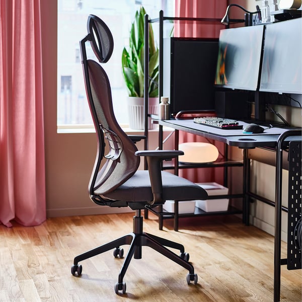 UTKLASSNING Chaise de jeu, Gräsnäs anthracite/noir