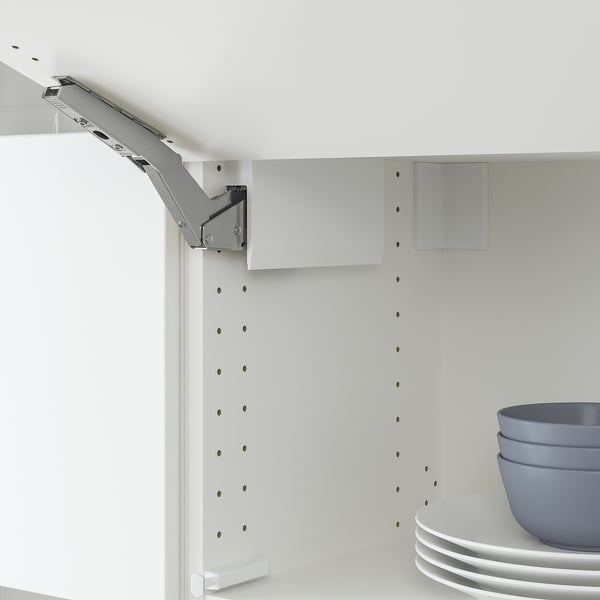 UTRUSTA Charnière av pouss pr pte horizont, blanc